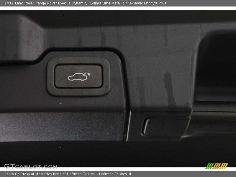 Colima Lime Metallic / Dynamic Ebony/Cirrus 2012 Land Rover Range Rover Evoque Dynamic