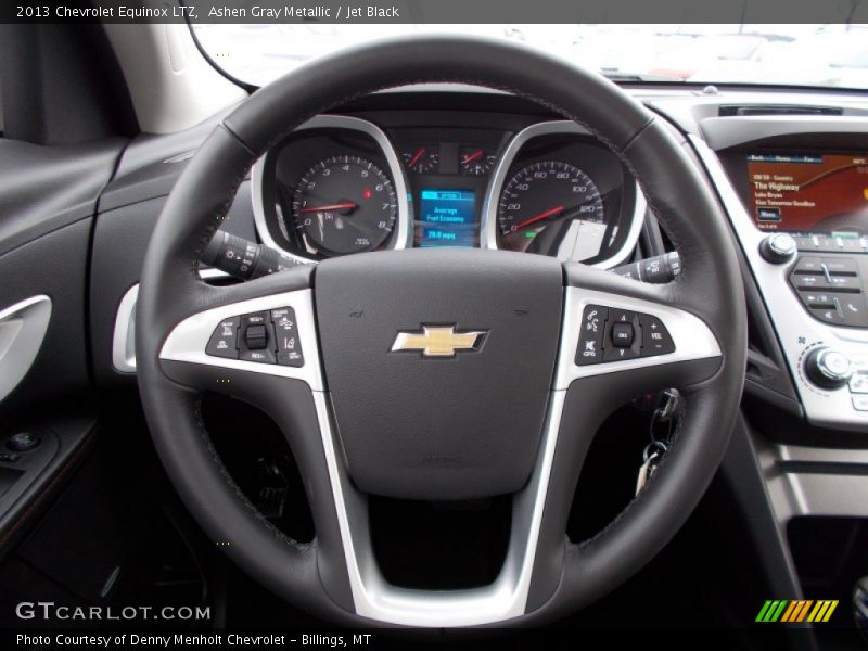 Ashen Gray Metallic / Jet Black 2013 Chevrolet Equinox LTZ