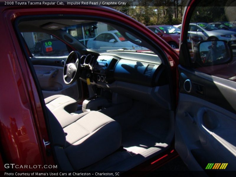 Impulse Red Pearl / Graphite Gray 2008 Toyota Tacoma Regular Cab