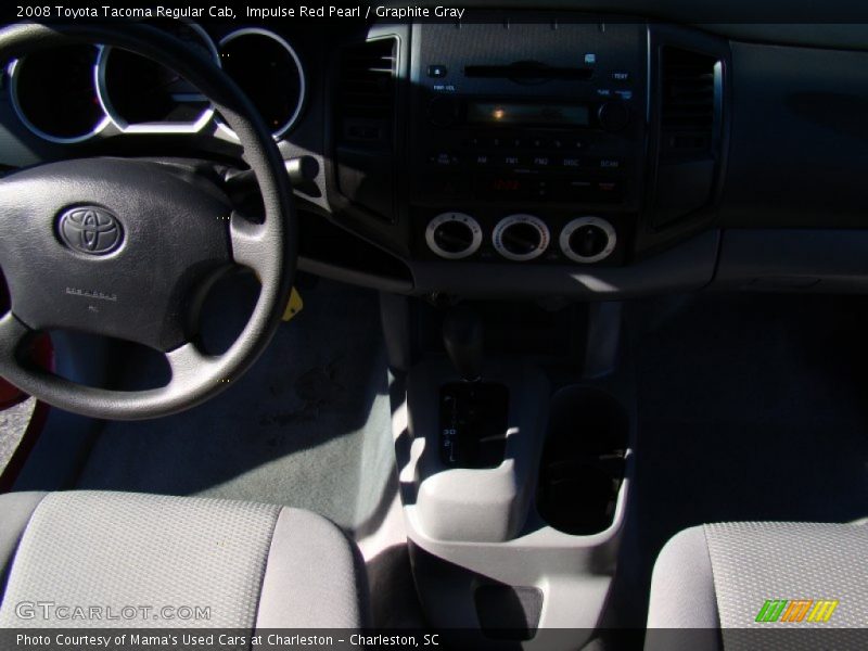 Impulse Red Pearl / Graphite Gray 2008 Toyota Tacoma Regular Cab
