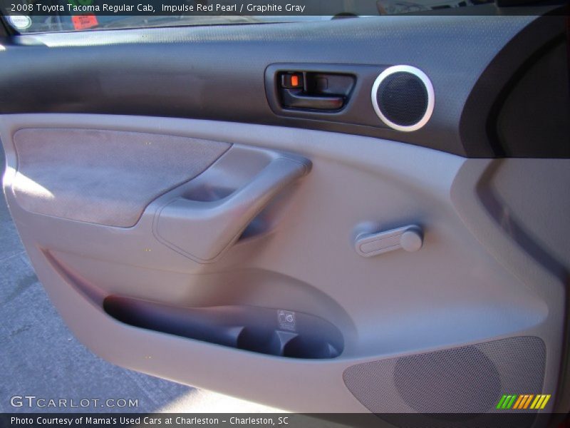 Impulse Red Pearl / Graphite Gray 2008 Toyota Tacoma Regular Cab