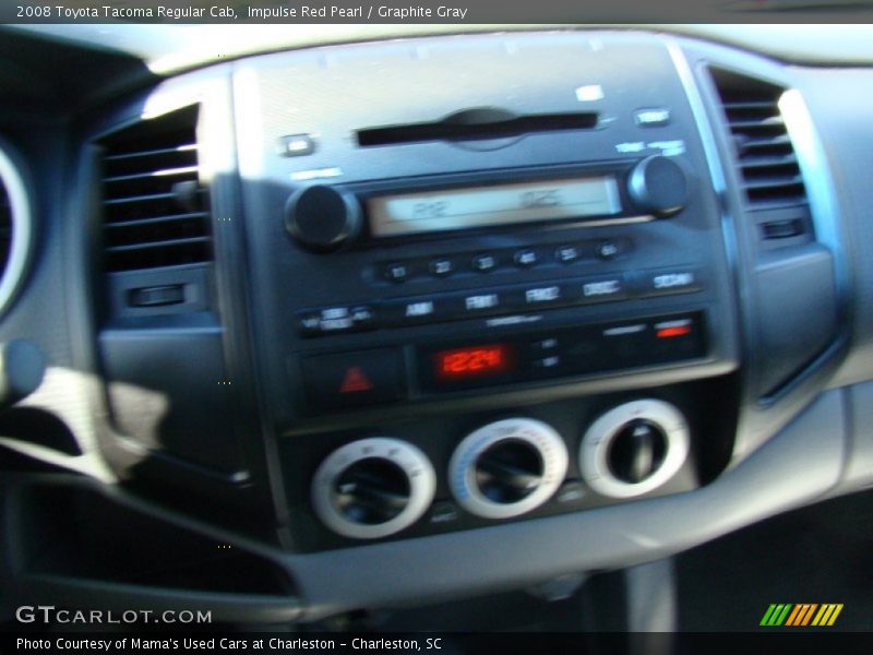 Impulse Red Pearl / Graphite Gray 2008 Toyota Tacoma Regular Cab