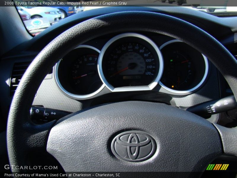 Impulse Red Pearl / Graphite Gray 2008 Toyota Tacoma Regular Cab