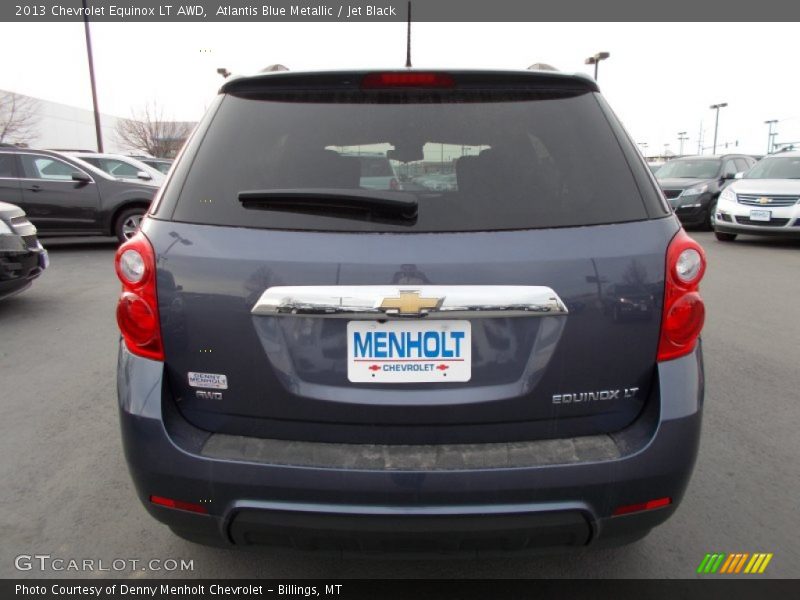 Atlantis Blue Metallic / Jet Black 2013 Chevrolet Equinox LT AWD