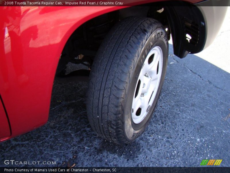 Impulse Red Pearl / Graphite Gray 2008 Toyota Tacoma Regular Cab