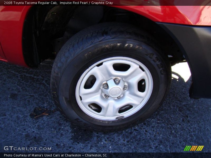 Impulse Red Pearl / Graphite Gray 2008 Toyota Tacoma Regular Cab