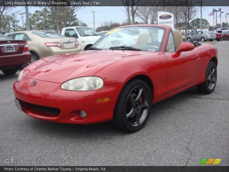 Front 3/4 View of 2001 MX-5 Miata LS Roadster