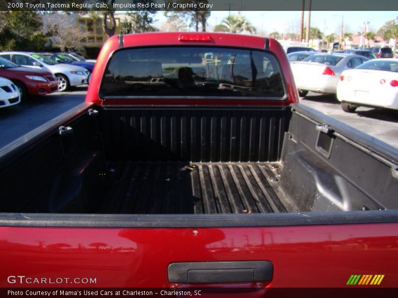 Impulse Red Pearl / Graphite Gray 2008 Toyota Tacoma Regular Cab