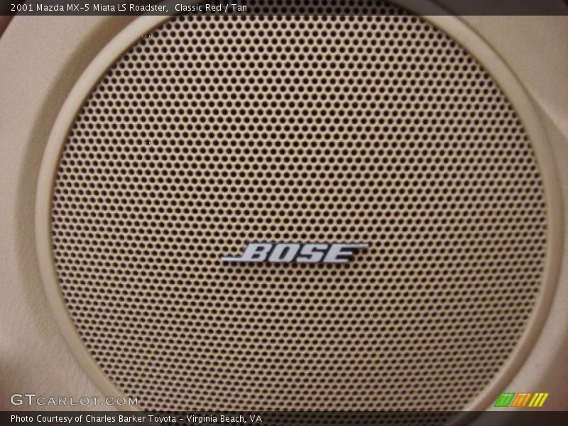 Classic Red / Tan 2001 Mazda MX-5 Miata LS Roadster