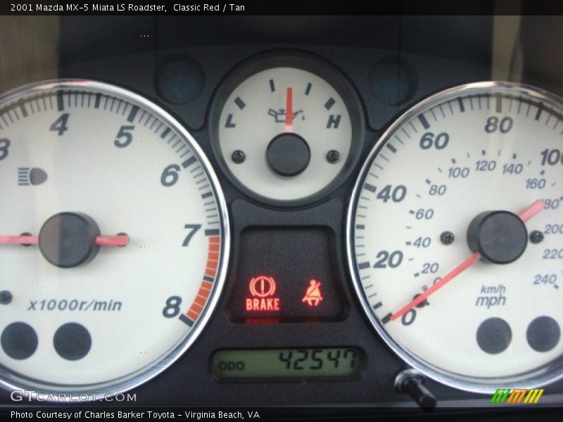 2001 MX-5 Miata LS Roadster LS Roadster Gauges