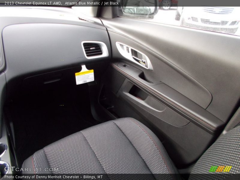 Atlantis Blue Metallic / Jet Black 2013 Chevrolet Equinox LT AWD