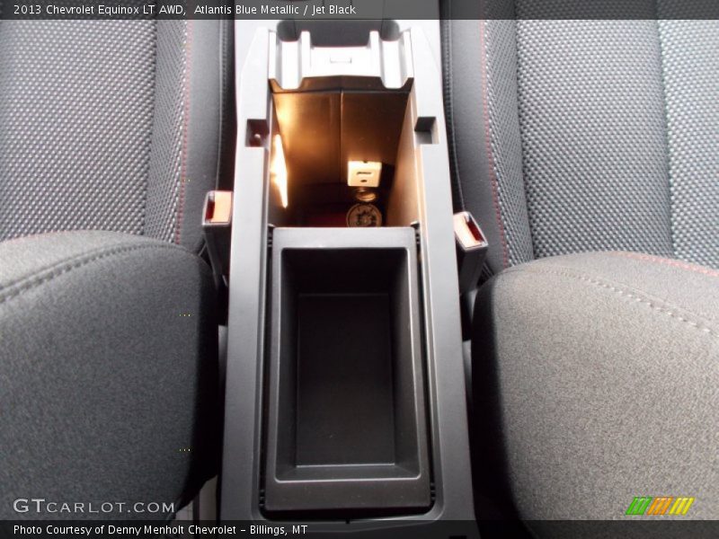 Atlantis Blue Metallic / Jet Black 2013 Chevrolet Equinox LT AWD