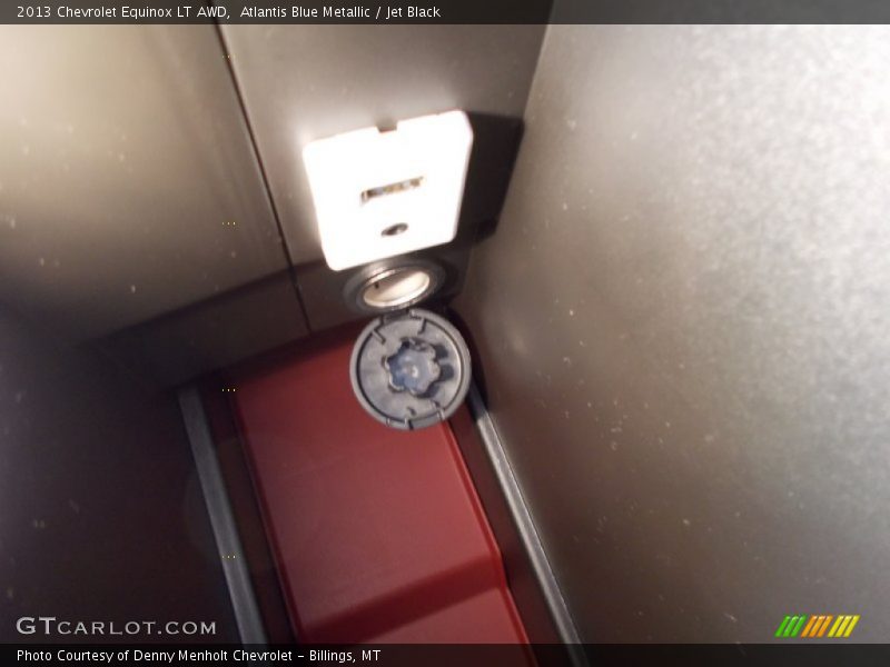 Atlantis Blue Metallic / Jet Black 2013 Chevrolet Equinox LT AWD