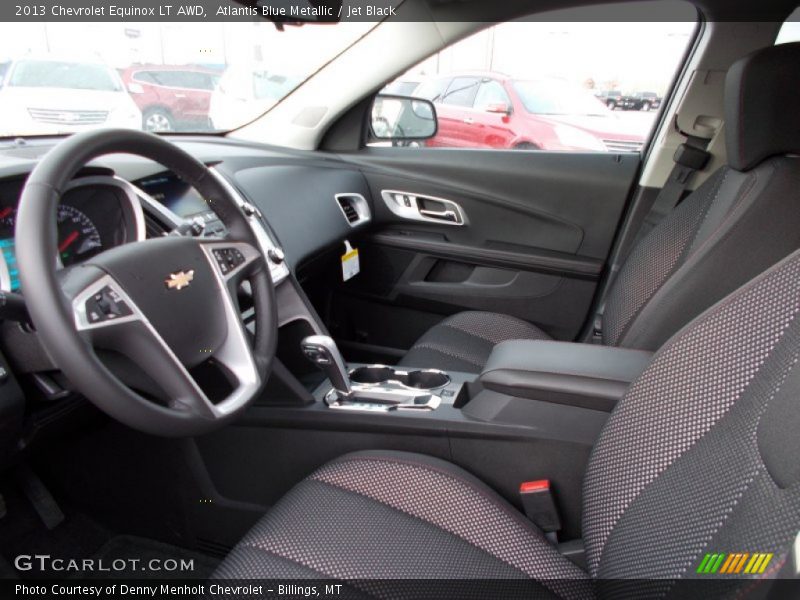 Atlantis Blue Metallic / Jet Black 2013 Chevrolet Equinox LT AWD