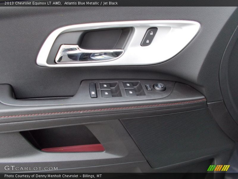 Atlantis Blue Metallic / Jet Black 2013 Chevrolet Equinox LT AWD
