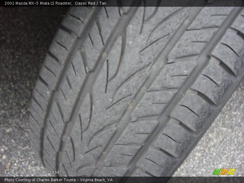 Classic Red / Tan 2001 Mazda MX-5 Miata LS Roadster