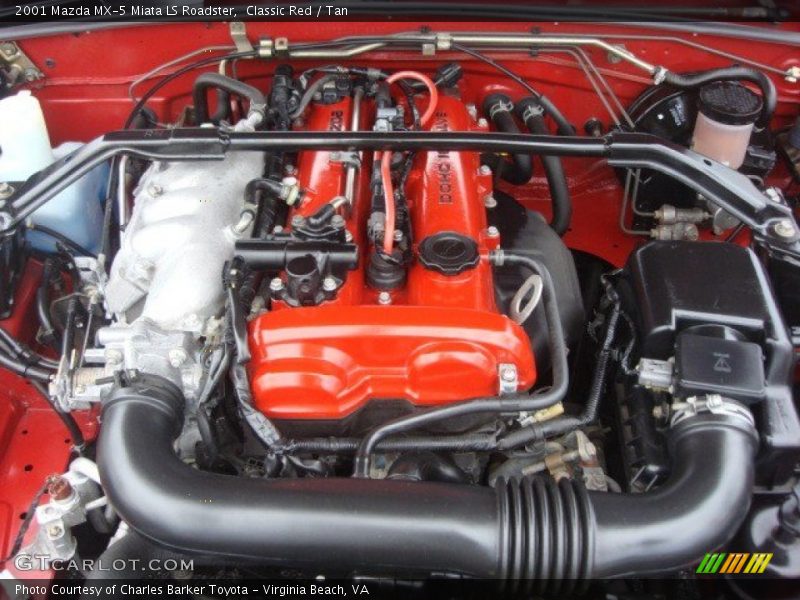  2001 MX-5 Miata LS Roadster Engine - 1.8 Liter DOHC 16-Valve 4 Cylinder