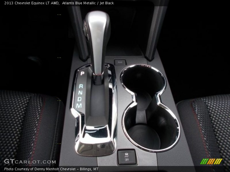 Atlantis Blue Metallic / Jet Black 2013 Chevrolet Equinox LT AWD