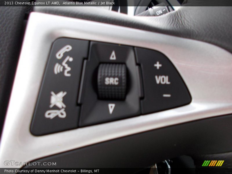 Atlantis Blue Metallic / Jet Black 2013 Chevrolet Equinox LT AWD