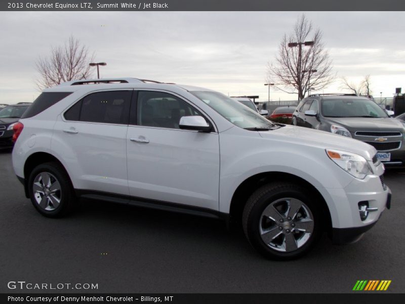 Summit White / Jet Black 2013 Chevrolet Equinox LTZ