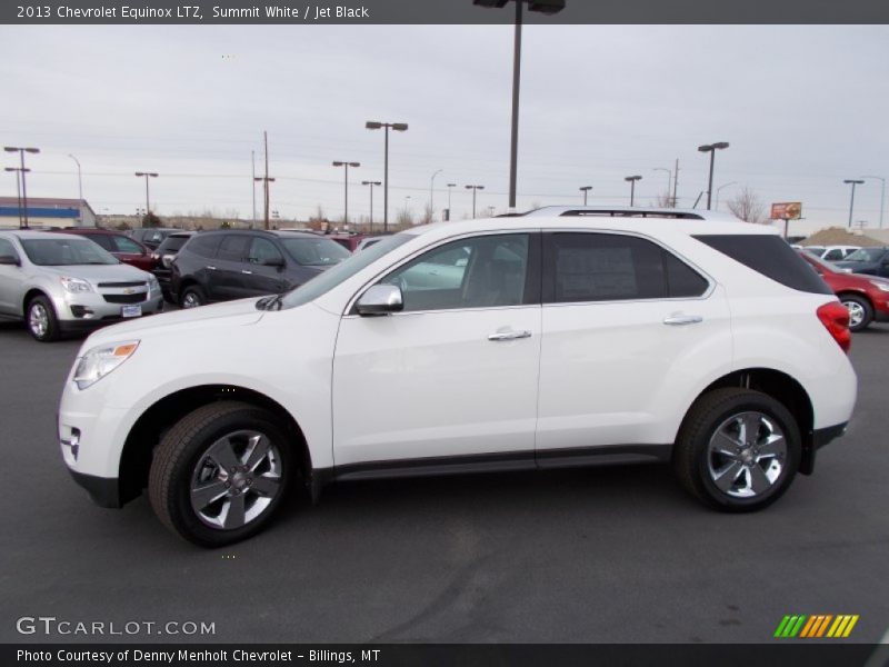 Summit White / Jet Black 2013 Chevrolet Equinox LTZ