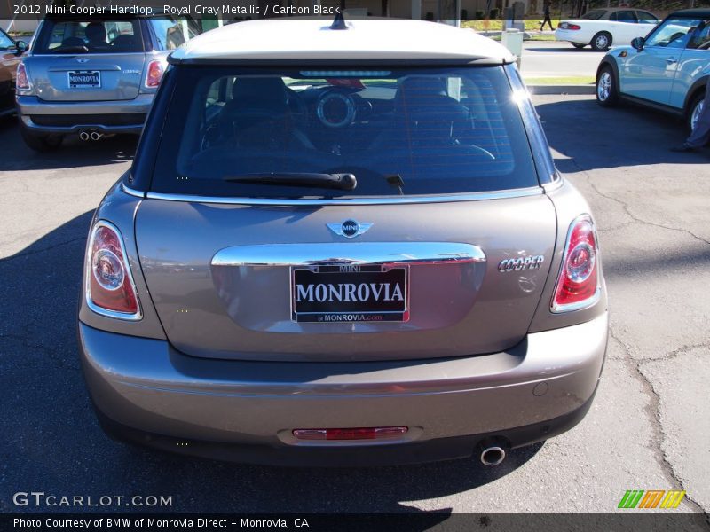 Royal Gray Metallic / Carbon Black 2012 Mini Cooper Hardtop