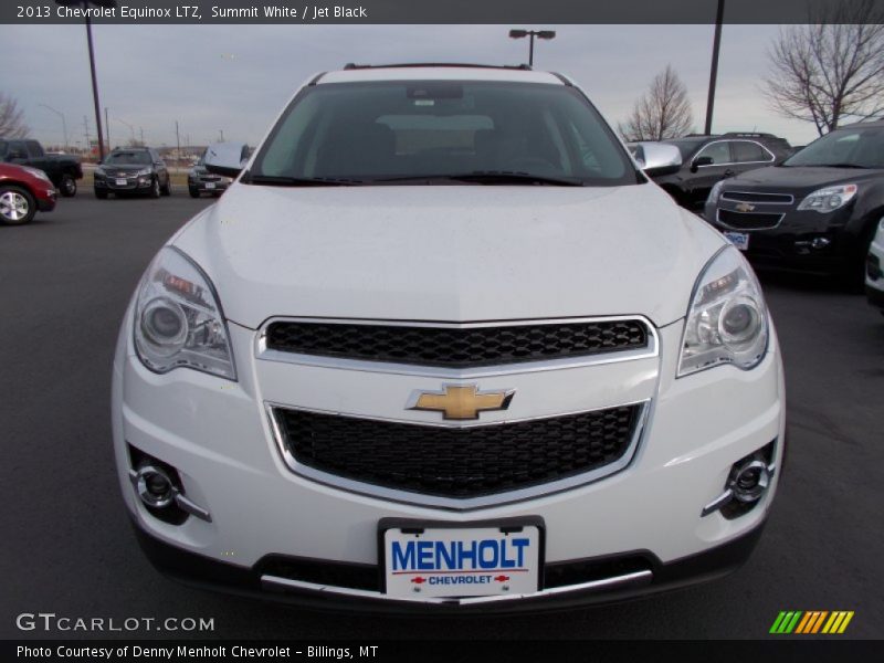 Summit White / Jet Black 2013 Chevrolet Equinox LTZ