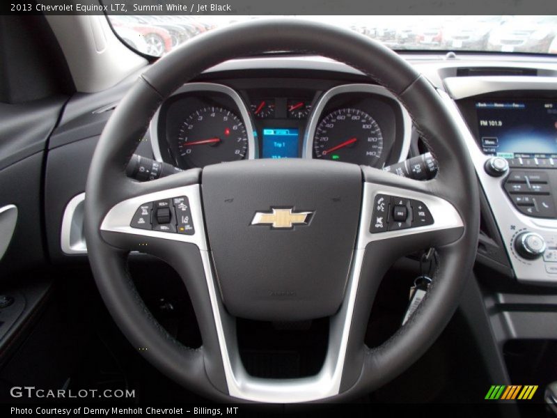 Summit White / Jet Black 2013 Chevrolet Equinox LTZ
