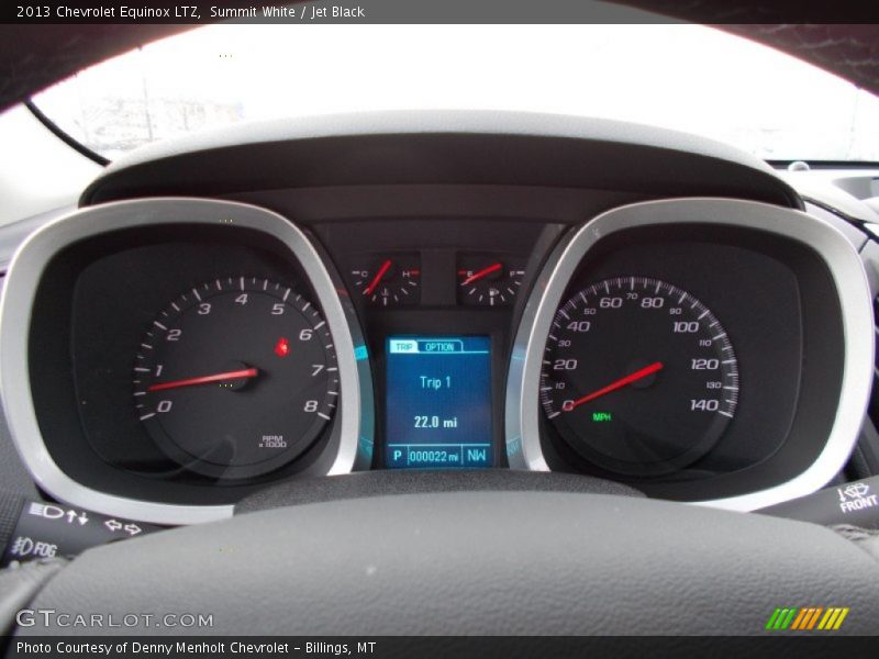 Summit White / Jet Black 2013 Chevrolet Equinox LTZ