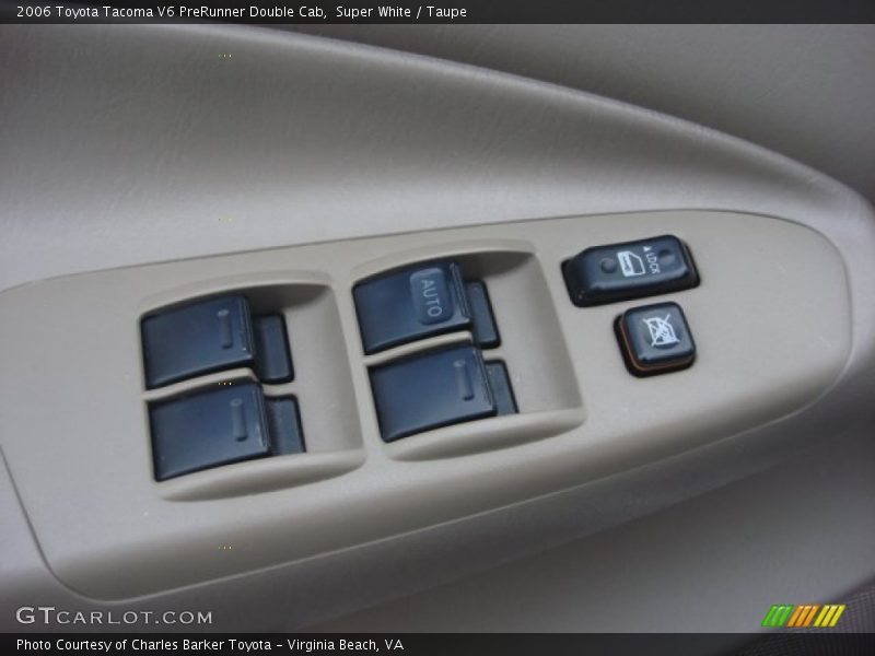 Super White / Taupe 2006 Toyota Tacoma V6 PreRunner Double Cab