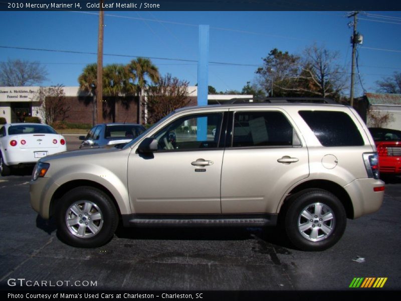 Gold Leaf Metallic / Stone 2010 Mercury Mariner I4