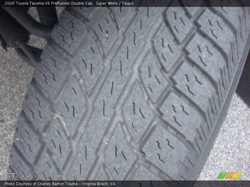 Super White / Taupe 2006 Toyota Tacoma V6 PreRunner Double Cab