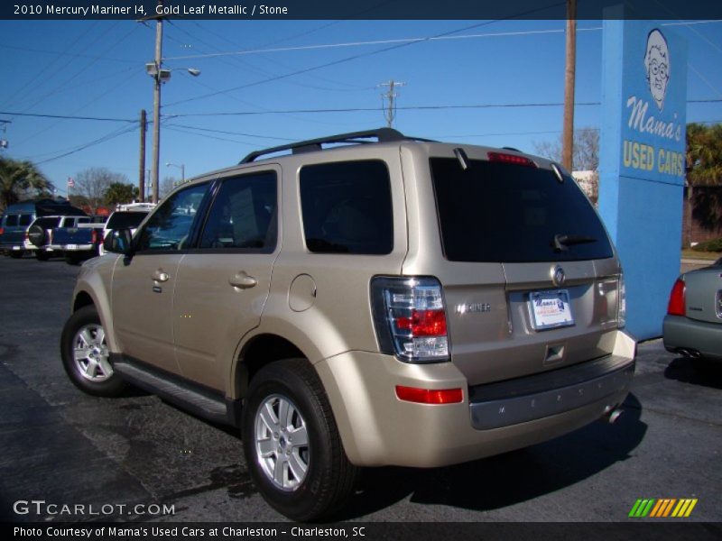 Gold Leaf Metallic / Stone 2010 Mercury Mariner I4