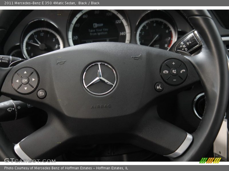 Black / Black 2011 Mercedes-Benz E 350 4Matic Sedan
