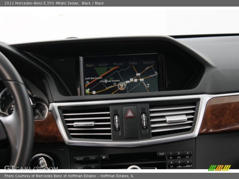 Black / Black 2011 Mercedes-Benz E 350 4Matic Sedan