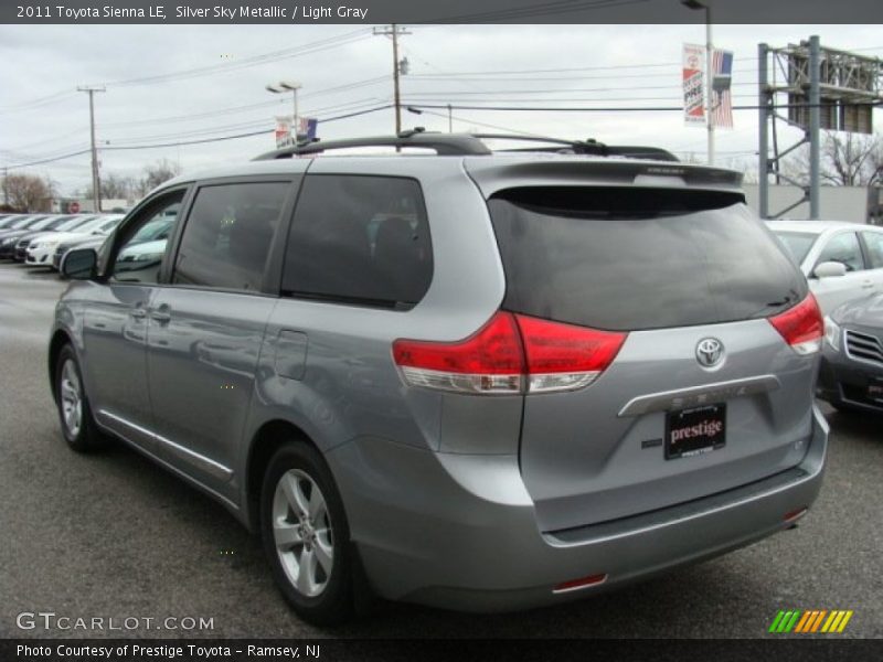 Silver Sky Metallic / Light Gray 2011 Toyota Sienna LE