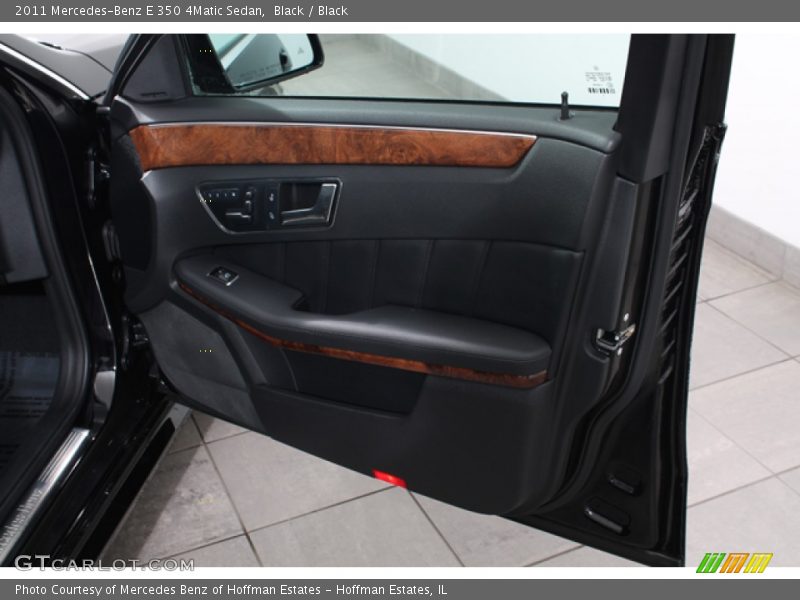 Black / Black 2011 Mercedes-Benz E 350 4Matic Sedan