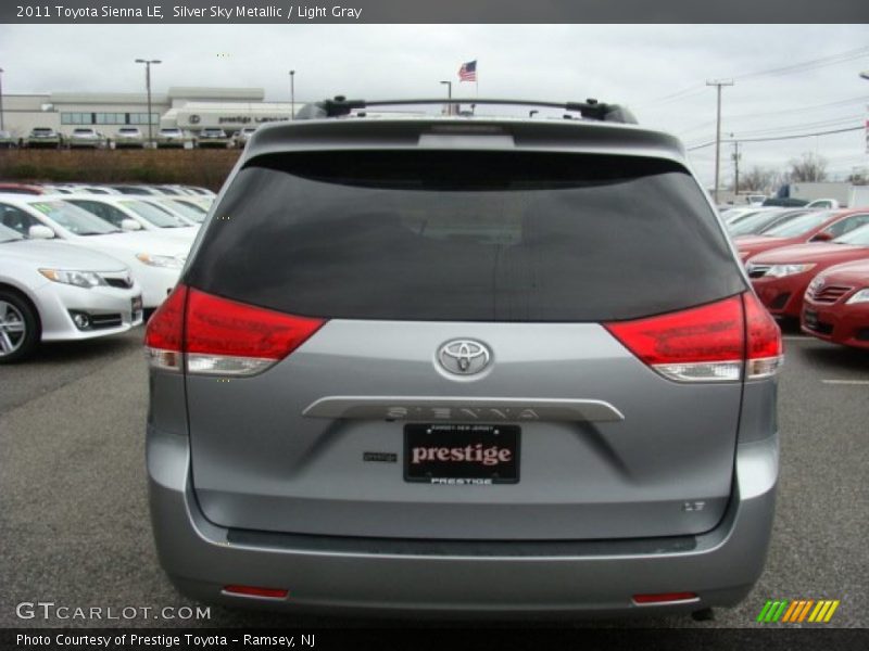 Silver Sky Metallic / Light Gray 2011 Toyota Sienna LE
