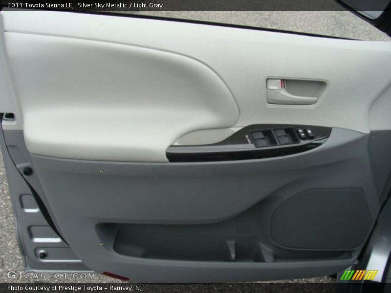 Silver Sky Metallic / Light Gray 2011 Toyota Sienna LE