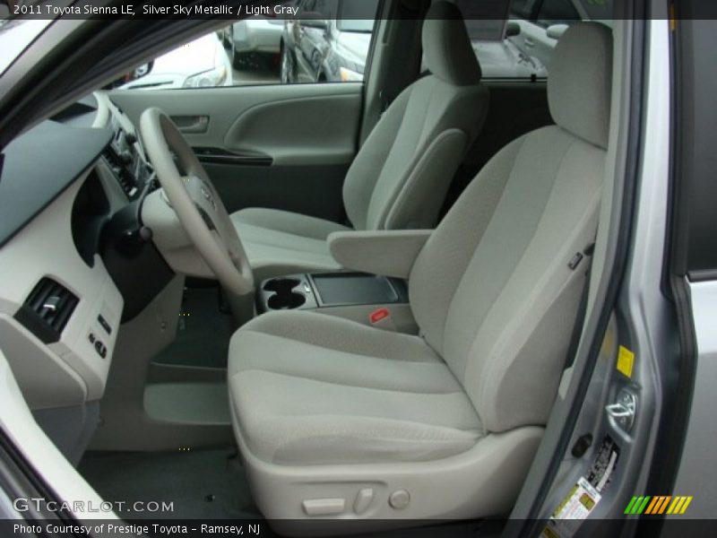 Silver Sky Metallic / Light Gray 2011 Toyota Sienna LE