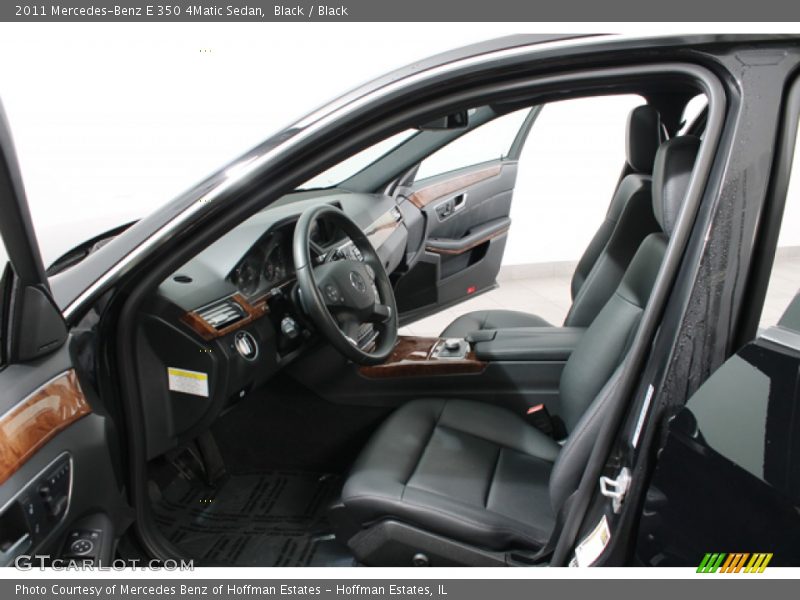Black / Black 2011 Mercedes-Benz E 350 4Matic Sedan