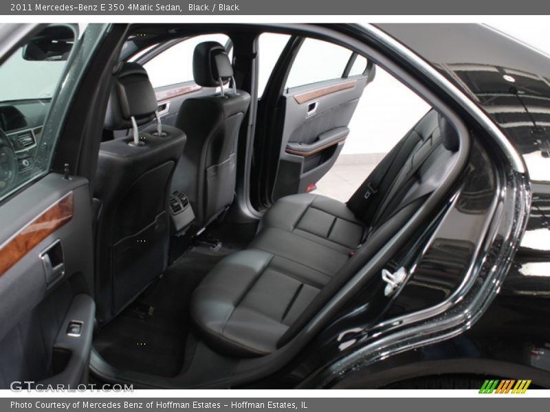Black / Black 2011 Mercedes-Benz E 350 4Matic Sedan