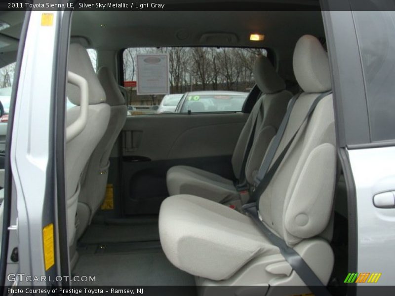 Silver Sky Metallic / Light Gray 2011 Toyota Sienna LE