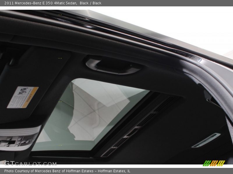 Black / Black 2011 Mercedes-Benz E 350 4Matic Sedan