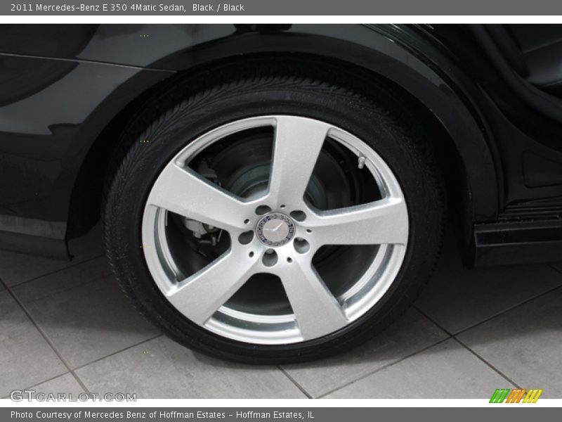 Black / Black 2011 Mercedes-Benz E 350 4Matic Sedan