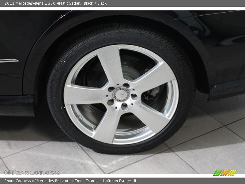 Black / Black 2011 Mercedes-Benz E 350 4Matic Sedan