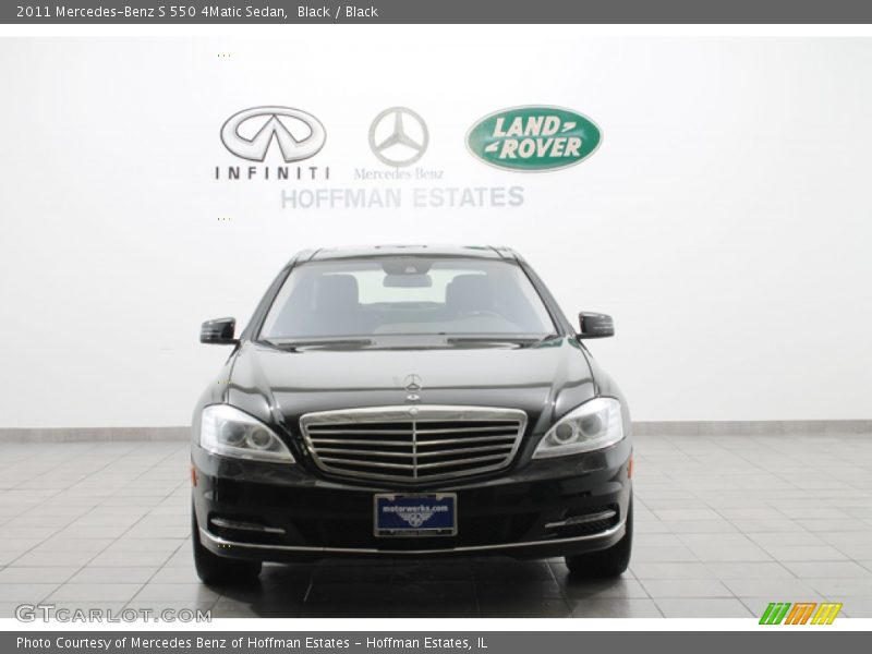 Black / Black 2011 Mercedes-Benz S 550 4Matic Sedan