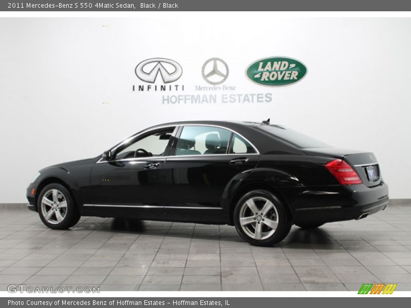 Black / Black 2011 Mercedes-Benz S 550 4Matic Sedan