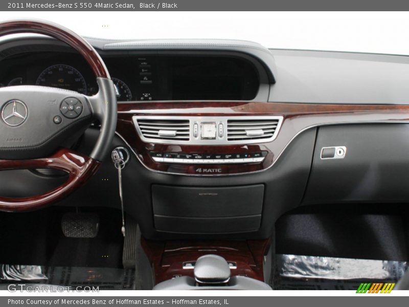 Black / Black 2011 Mercedes-Benz S 550 4Matic Sedan