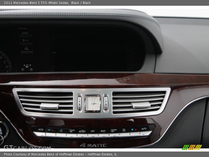 Black / Black 2011 Mercedes-Benz S 550 4Matic Sedan